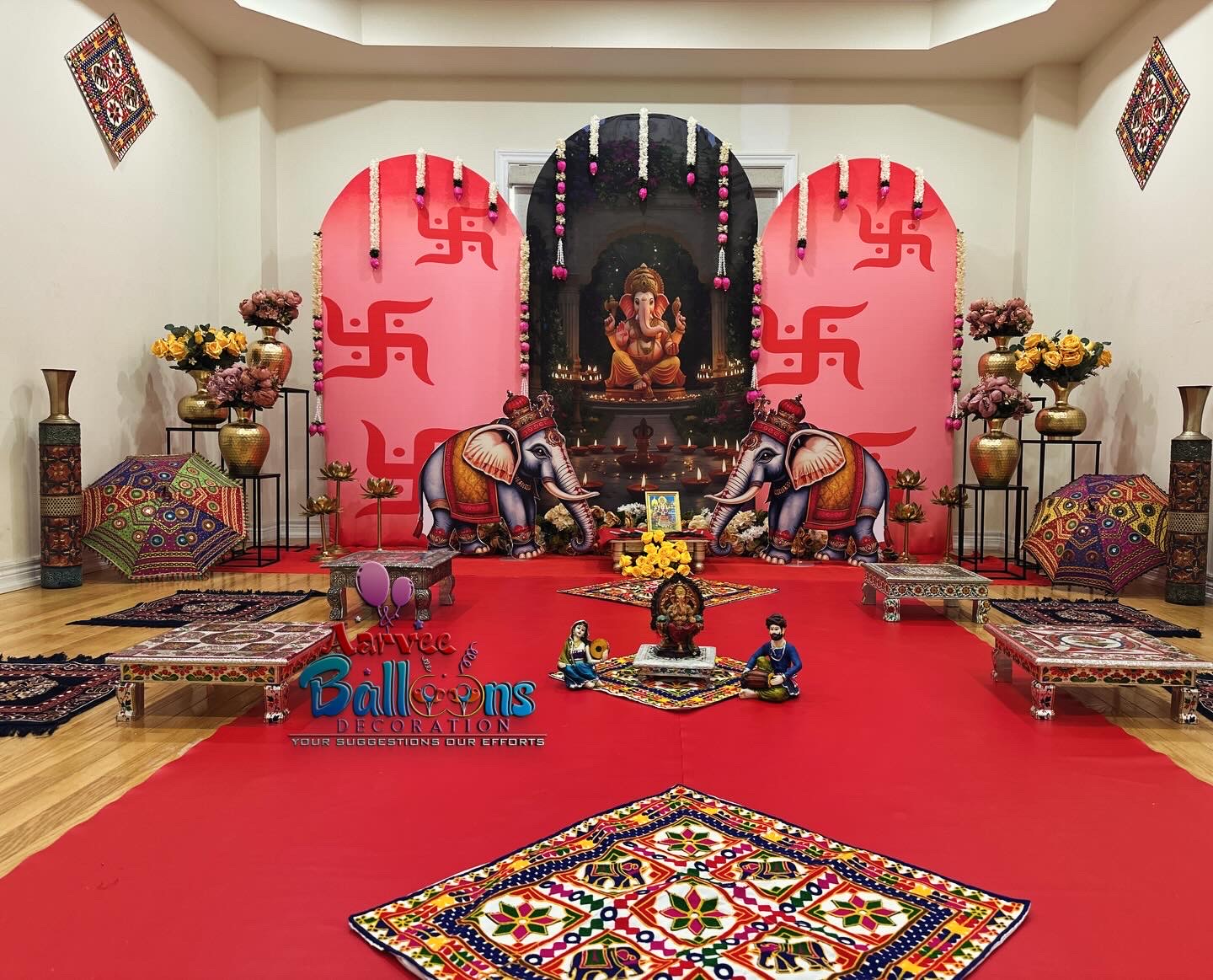 Kankotri _Lekhan_Decoration balloon decoration theme